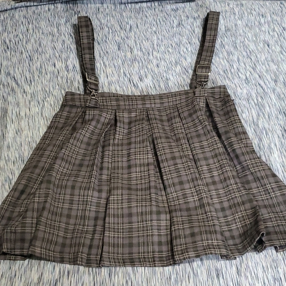 Hot Topic Plaid Skater Skirt